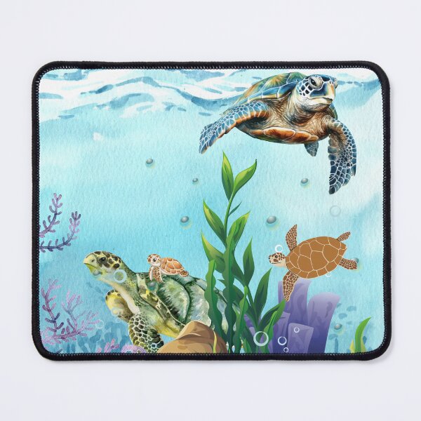 Item preview, Ocean Lover Coral Reef Turtles designed and sold by CCKimShop.