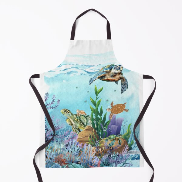 Item preview, Ocean Lover Coral Reef Turtles designed and sold by CCKimShop.