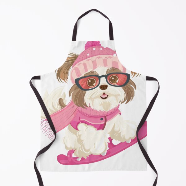 Item preview, Shih tzu in figure skating sport designed and sold by WickerStudio.