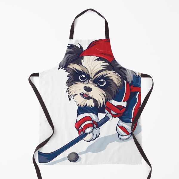 Item preview, Shih tzu in ice hockey sport designed and sold by WickerStudio.