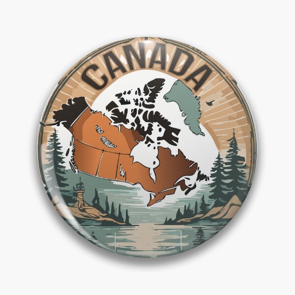 Item preview, Vintage Retro Canada Map Art Print – Timeless Canadian Charm designed and sold by itsbyshawn.