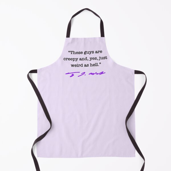 Artikelvorschau, CREEPY AND WEIRD AS HELL - Tim Walz QUOTE (BLACK purple edition) entworfen und verkauft von Thelittlelord.