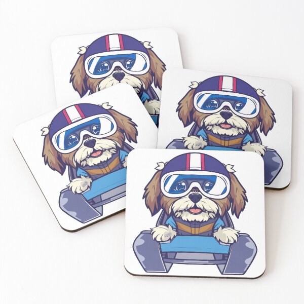 Item preview, Shih tzu in Luge sport designed and sold by WickerStudio.