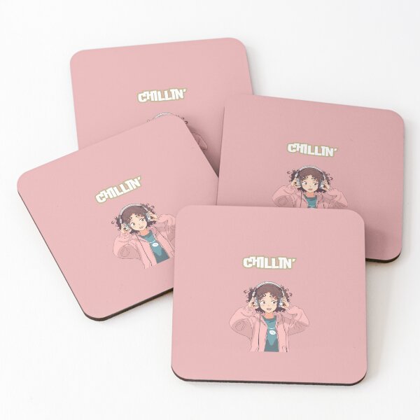 Item preview, Girl Chillin' with headphones designed and sold by simplestic.