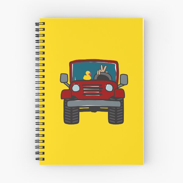 Item preview, Overlander Rig with Rubber Duckie and Hand Wave - Brick Red designed and sold by BlueSkyTheory.