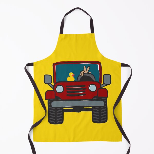 Item preview, Overlander Rig with Rubber Duckie and Hand Wave - Brick Red designed and sold by BlueSkyTheory.