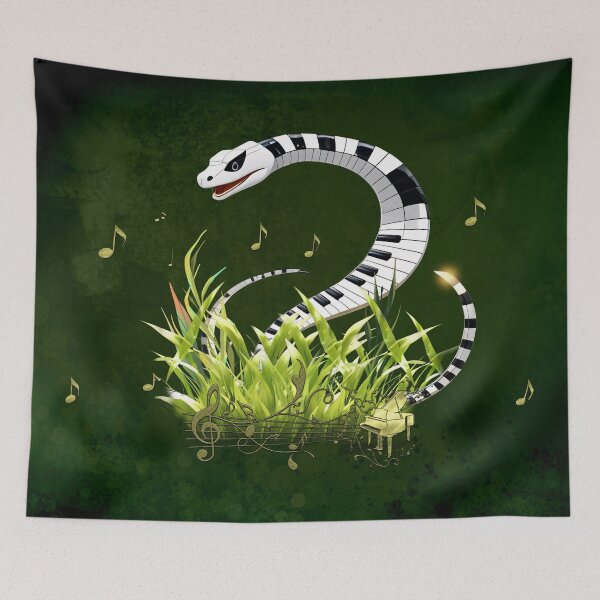 Item preview, The Piano Snake in the Tall Grass. designed and sold by nicky2342.