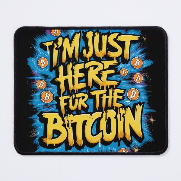 Item preview, I'm Just Here For the Bitcoin designed and sold by RadDeck.