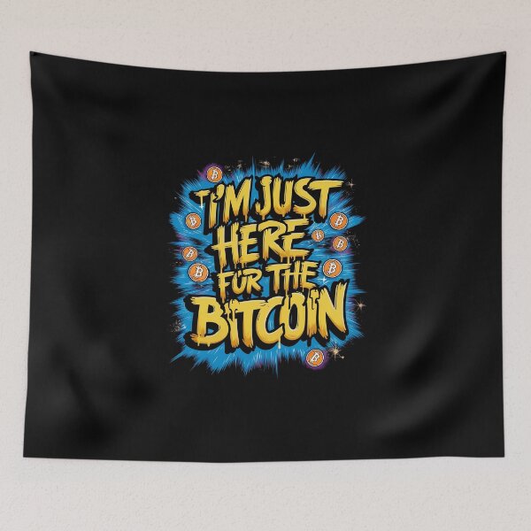 Item preview, I'm Just Here For the Bitcoin designed and sold by RadDeck.