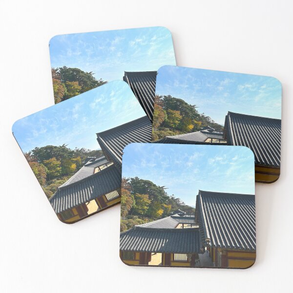 Item preview, Over the Roofs of Bulguksa Temple | Traditional Korean Wall Art designed and sold by YemmyZImages.