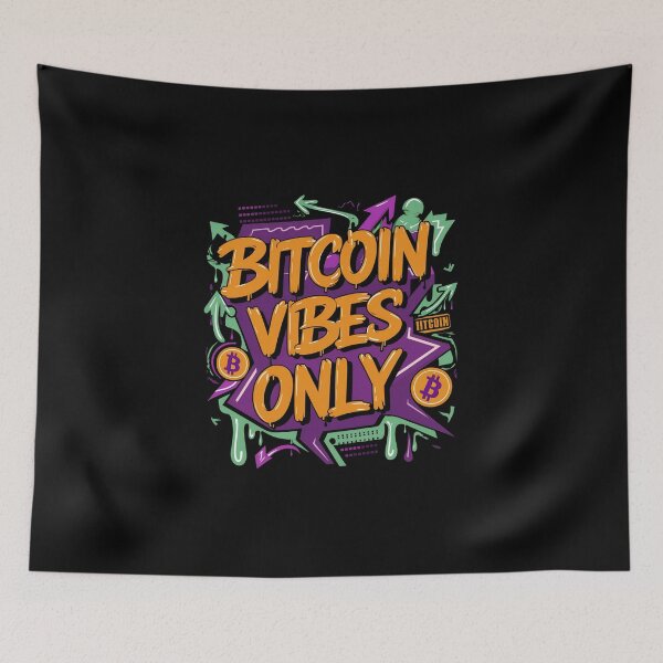 Item preview, Bitcoin Vibes Only Crypto Trading designed and sold by RadDeck.