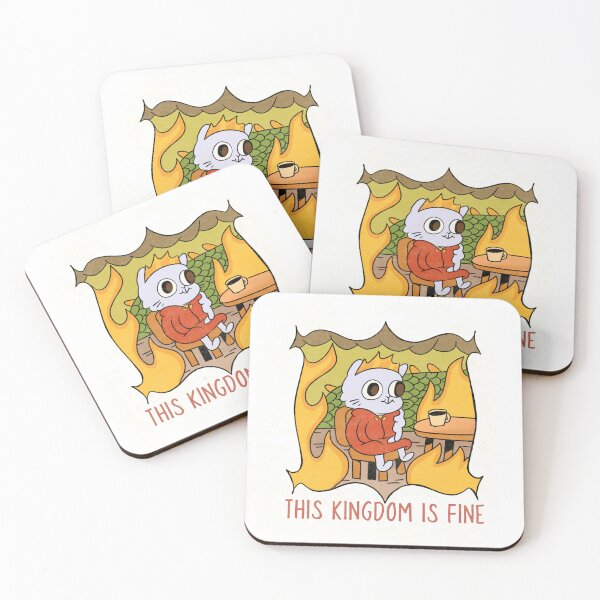 Item preview, “THS KINGDOM IS FINE” meme inspired by medieval fantasy show merch  designed and sold by ChowdersTee.