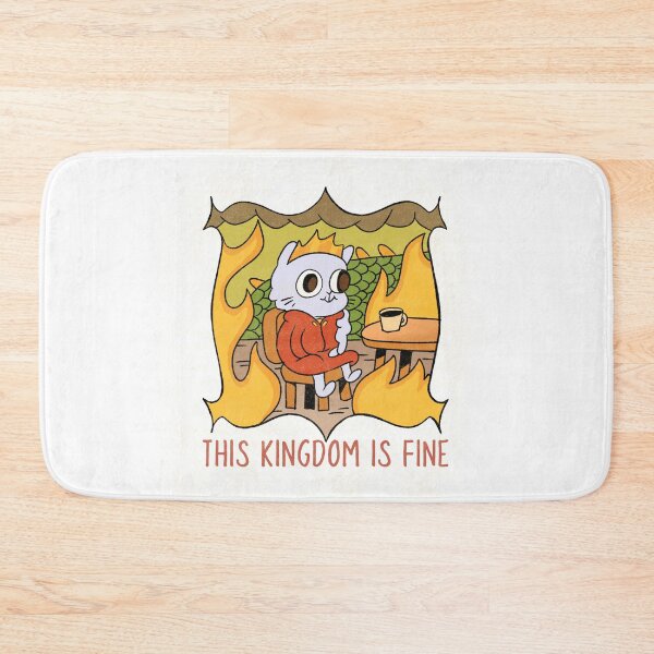 Item preview, “THS KINGDOM IS FINE” meme inspired by medieval fantasy show merch  designed and sold by ChowdersTee.