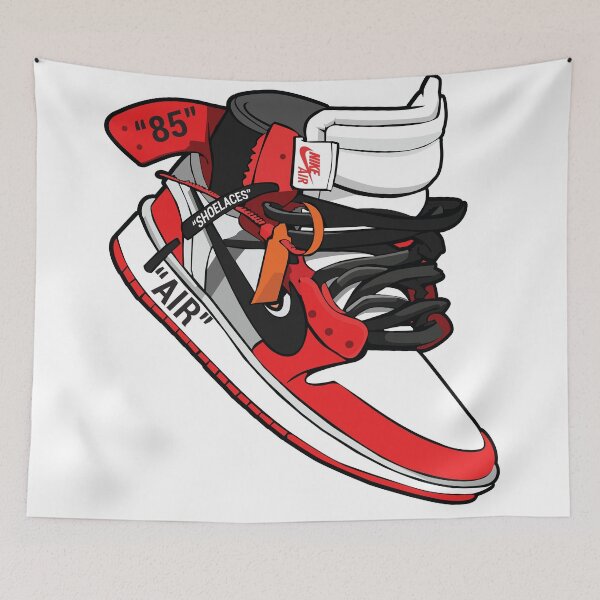 Item preview, legendary basketball player's shoes designed and sold by Lailalek.