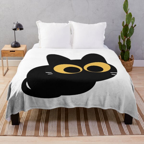 Item preview, Nocturnal cat with yellow round eyes designed and sold by DunuStore.