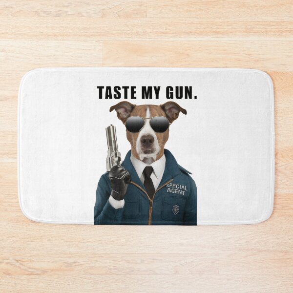Item preview, Cool agent dog with gun designed and sold by KukerLukii.