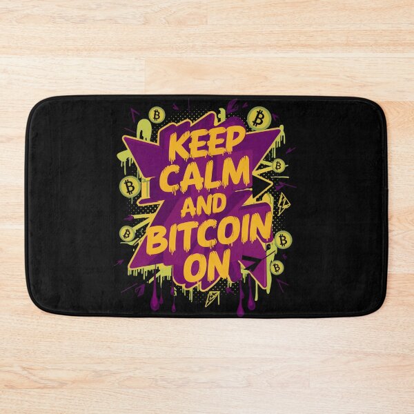 Item preview, Crypto Evolution Keep Calm and Bitcoin On designed and sold by RadDeck.