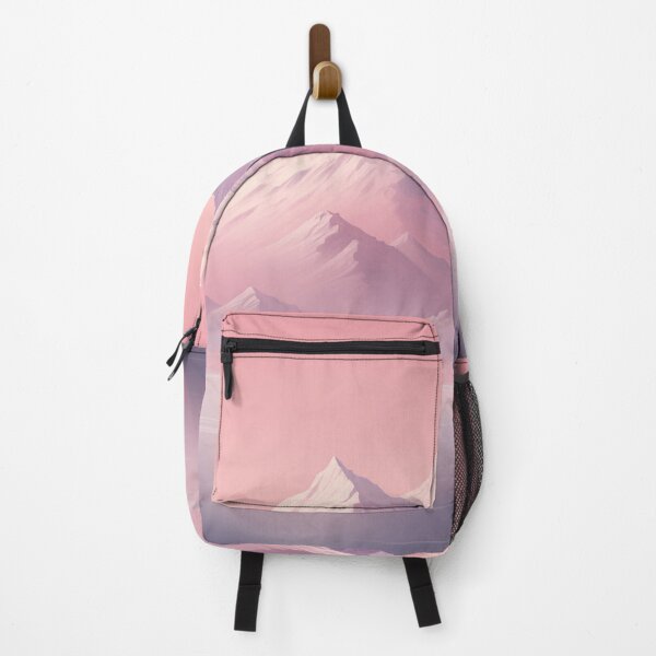 Item preview, Pink Sakura Tree Snowcapped Mountains Artwork designed and sold by PrecisionByAJSM.