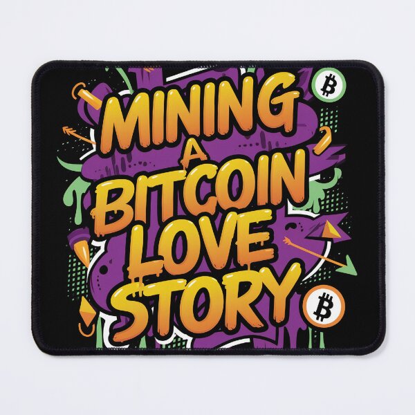 Item preview, Mining A Bitcoin Love Story Crypto Strength designed and sold by RadDeck.