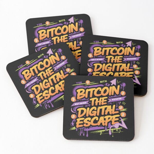 Item preview, Bitcoin The Digital Escape Crypto Resilience designed and sold by RadDeck.