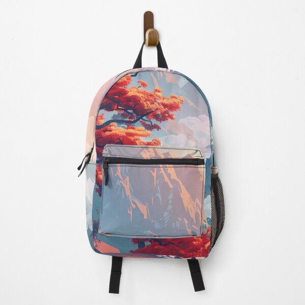 Item preview, Japanese Shrine Mountainous Landscape Artwork designed and sold by PrecisionByAJSM.