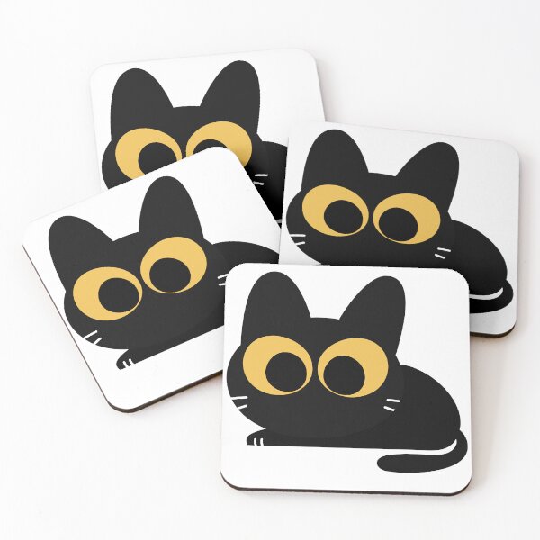 Item preview, Nocturnal cat with cute eyes designed and sold by DunuStore.