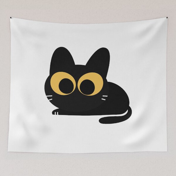 Item preview, Nocturnal cat with cute eyes designed and sold by DunuStore.