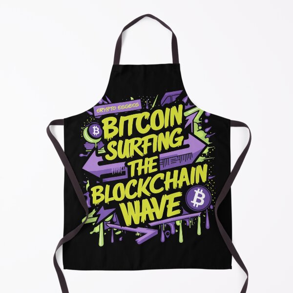 Item preview, Bitcoin Pulse Bitcoin Surfing The Blockchain Wave  designed and sold by RadDeck.