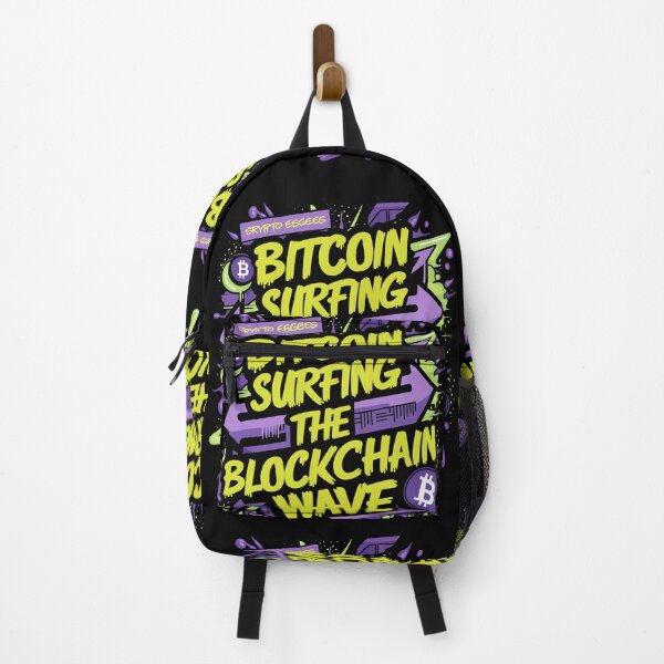 Item preview, Bitcoin Pulse Bitcoin Surfing The Blockchain Wave  designed and sold by RadDeck.
