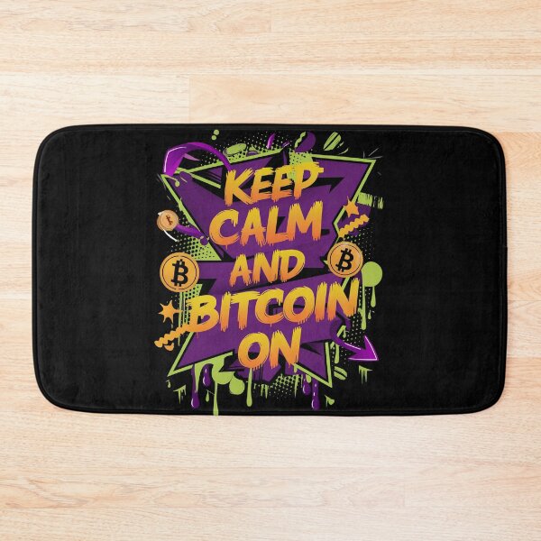 Item preview, Keep Calm and Bitcoin On Bitcoin Spark designed and sold by RadDeck.