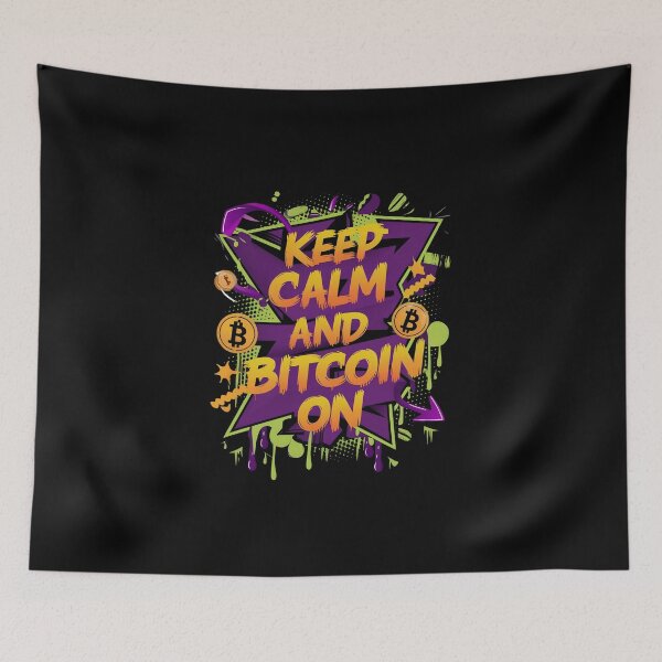 Item preview, Keep Calm and Bitcoin On Bitcoin Spark designed and sold by RadDeck.