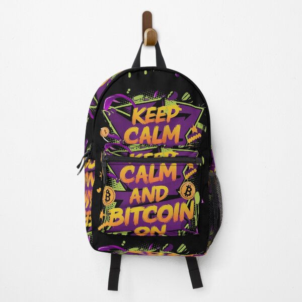 Item preview, Keep Calm and Bitcoin On Bitcoin Spark designed and sold by RadDeck.