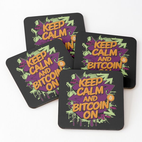 Item preview, Keep Calm and Bitcoin On Crypto Wave designed and sold by RadDeck.