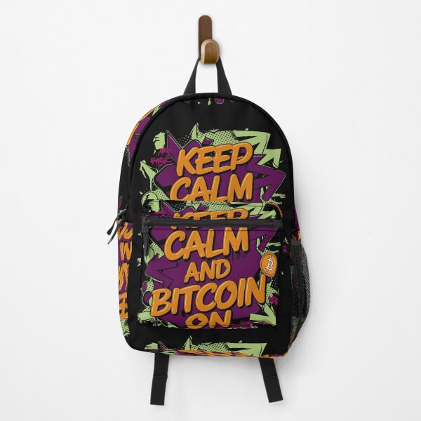 Item preview, Keep Calm and Bitcoin On Crypto Wave designed and sold by RadDeck.