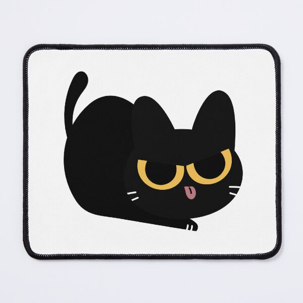 Item preview, Nocturnal cat with cute eyes pink toung designed and sold by DunuStore.
