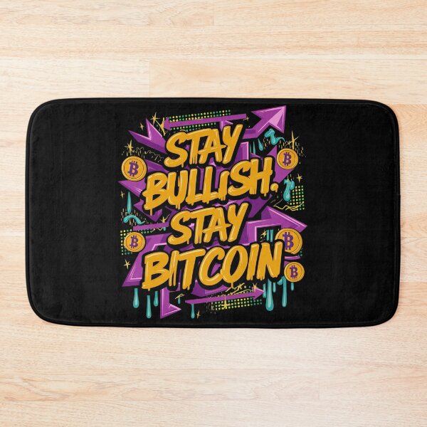 Item preview, Stay Bullish Stay Bitcoin Crypto Pulse designed and sold by RadDeck.