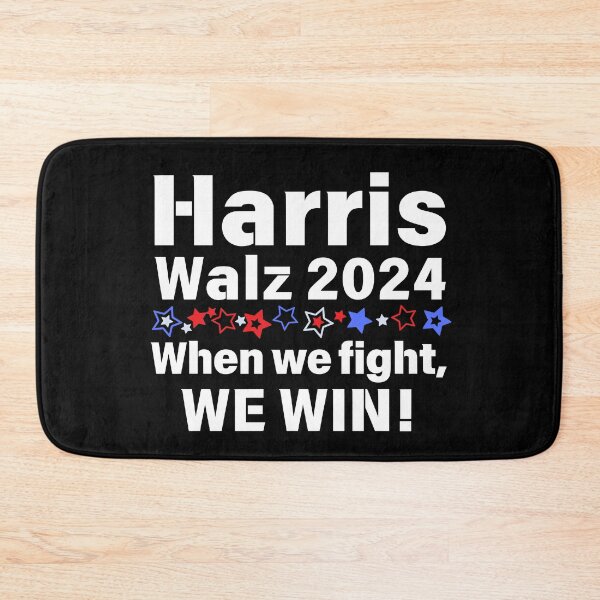 Item preview, When we fight, we win - Harris Walz election 2024 designed and sold by EvergreenWhimsy.