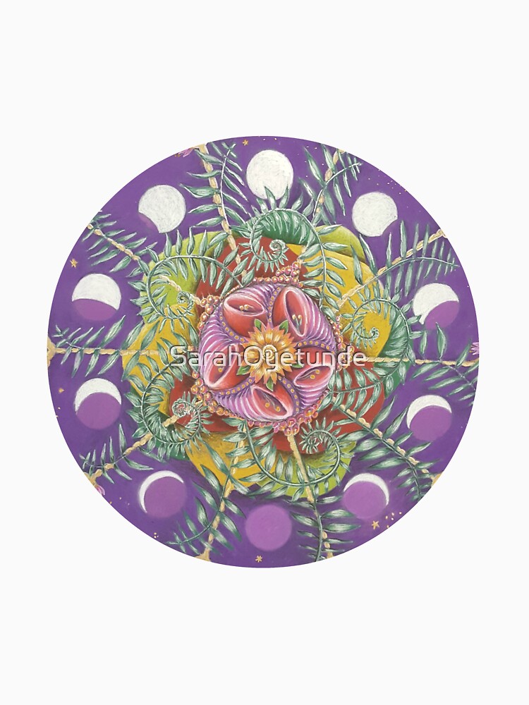 Spring Fern Mandala by SarahOyetunde