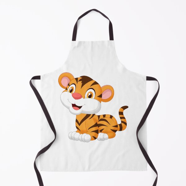 Item preview, Cute Cartoon Tiger Cub with Stripe Pattern designed and sold by Van Jhonleo.