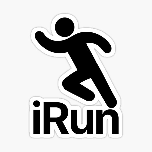 iRun | Übung Fitness Runner Sticker