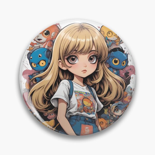 Item preview, Anime influences highlighting big eyes and dynamic poses. designed and sold by PapataeDesign.