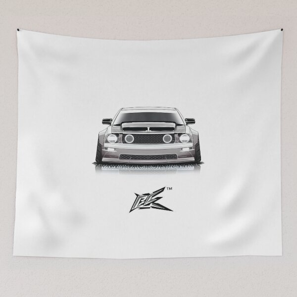 Item preview, ford mustang s197 widebody white  designed and sold by NaquashM.
