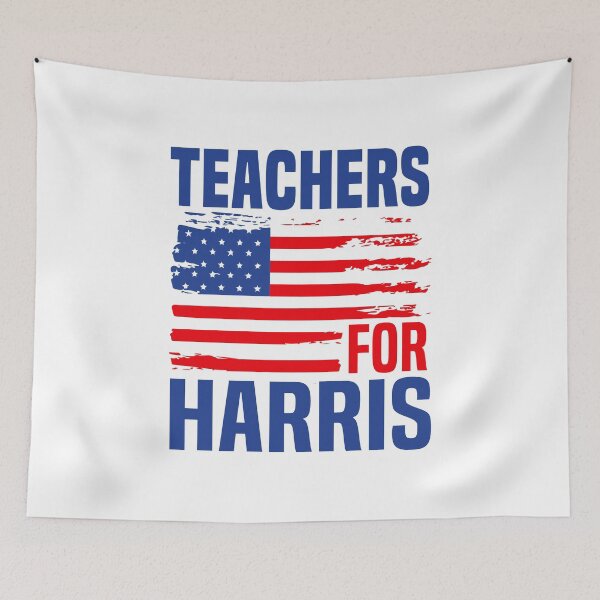 Item preview, Teachers For Kamala Harris 2024 Presidential Race Election Campaign designed and sold by HalloweenGift.