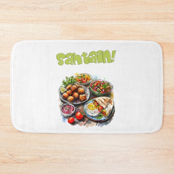 Item preview, Sahtain - Delicious Arabic Breakfast | Embrace the Charm of a Traditional Morning Meal with Vegan, Healthy, and Organic Ingredients- فلافل زيت بيض أكل عربي designed and sold by FUNqoosh.