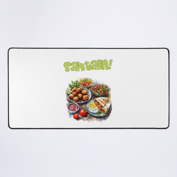 Item preview, Sahtain - Delicious Arabic Breakfast | Embrace the Charm of a Traditional Morning Meal with Vegan, Healthy, and Organic Ingredients- فلافل زيت بيض أكل عربي designed and sold by FUNqoosh.