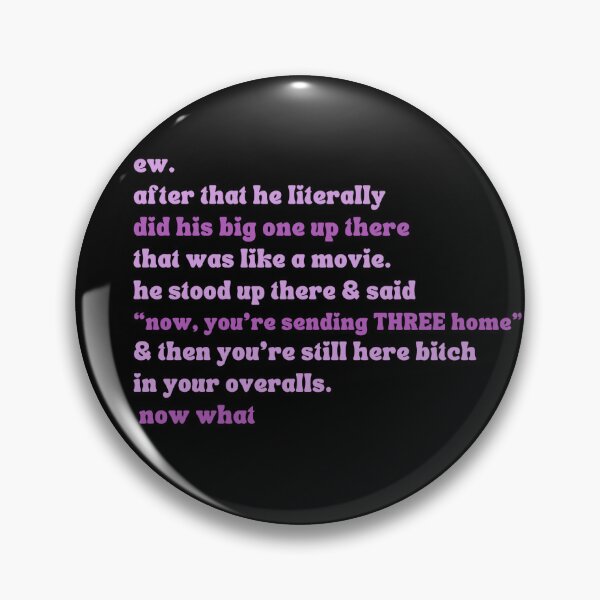 Item preview, "Now you're sending THREE home" Leah Quote sticker designed and sold by MoBark-Designs.