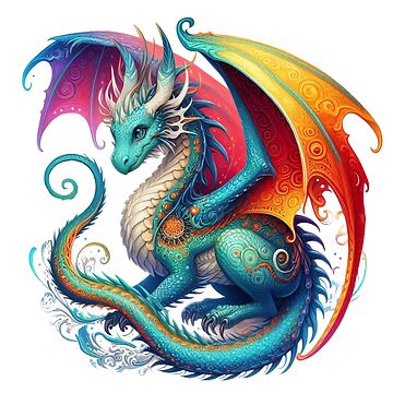 Artwork thumbnail, Cute fantasy dragon by NerdiPop