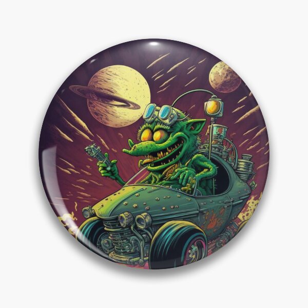 Item preview, Space Goblin Hot Rodder designed and sold by Sillytoe.