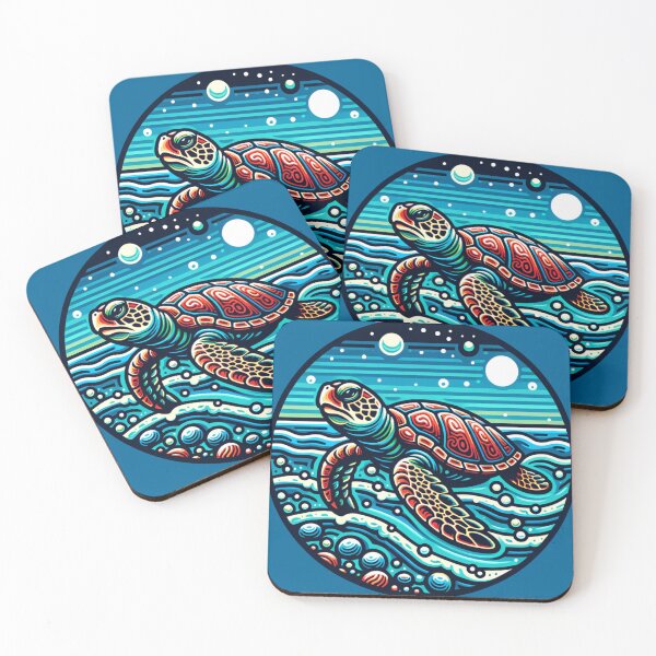 Item preview, Sea Turtle in the ocean designed and sold by Catherine Harrison.