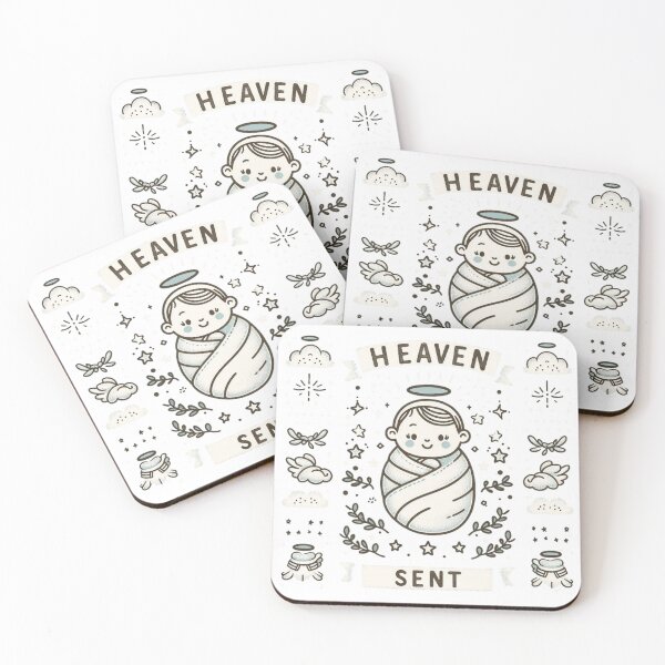 Item preview, Sweet Newborn Print: Heaven Sent designed and sold by Inspirahawke.
